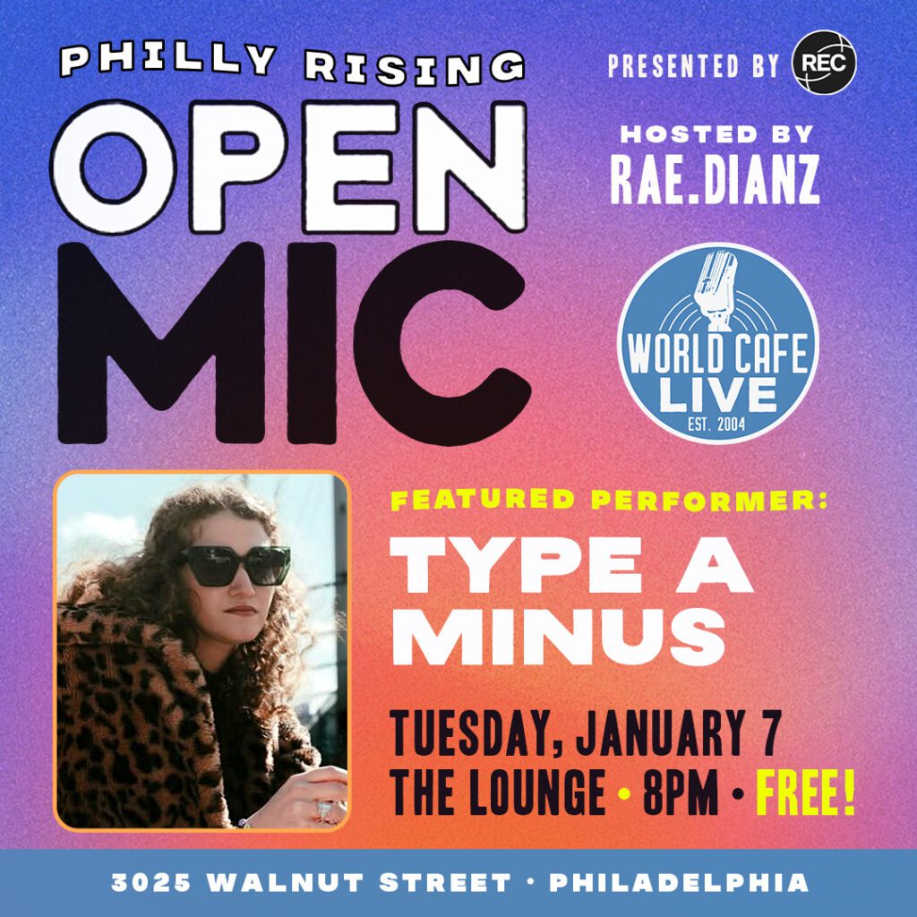 Meet Type A Minus: January Open Mic Featured Artist